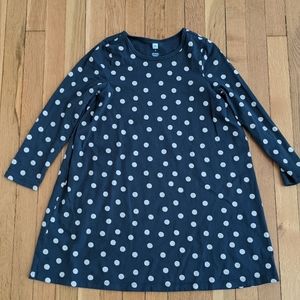 Tea Collection Printed Side Pleat Dress -Dots